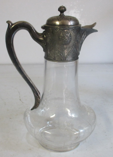 art nouveau decanter Gallia