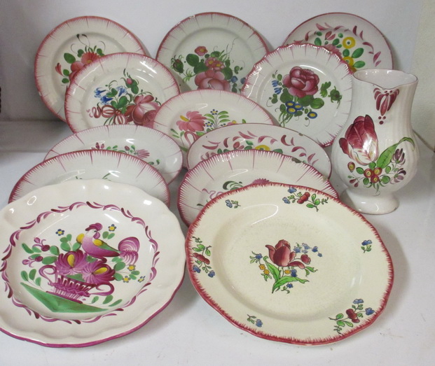 antique ceramic plate Strassbourg